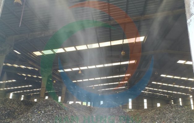 Khử mùi hôi tại bãi rác